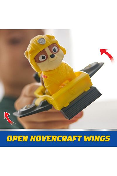TOYFEST باو باترول: لعبة طائرة هوفر بورد مع شخصيات عمل الجراء والجناح القابل للطي - 5 سم