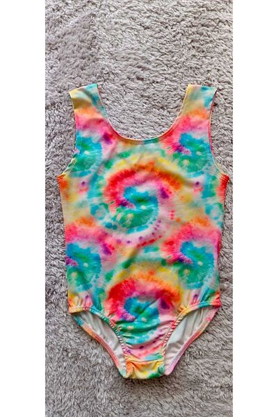 BİRANNEBİRAYBARS Digital Printed Sea and Pool Swimsuit for Girls