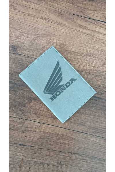 EFE DERİ EFE LEATHER Honda Motors جلد مخيط لترخيص السيارات، حافظة ترخيص السيا...
