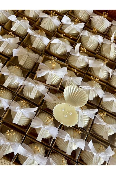Larmina Decoration 25 شمعة مزخرفة في علبة هدية