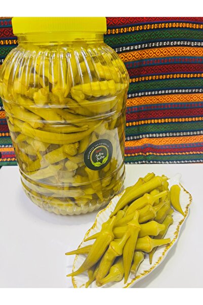 gazisofraantep Ev Yapımı Bamya Turşusu 5lik Pet - Doğal, Katkısız, Çıtır Lezzet