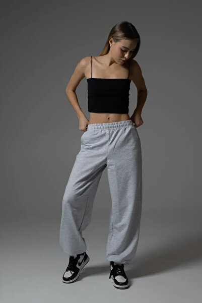 BSBSPOR Bol Kalıp Eşofman Altı Paçası Lastikli Alt Giyim Erkek / Kadın