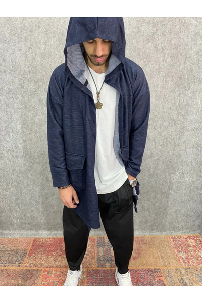 FıttingRoom Oversize Hooded Bohemian Poncho