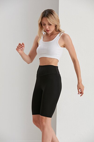 Thin Shop Black Shorts Leggings with Pockets