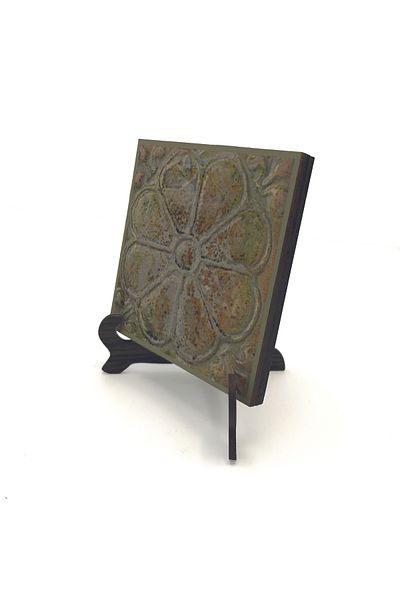Sadrazam Lotus flower (Symbol of Goddess Anahita) Printed MDF Tabletop (10 X 10 KD-105)