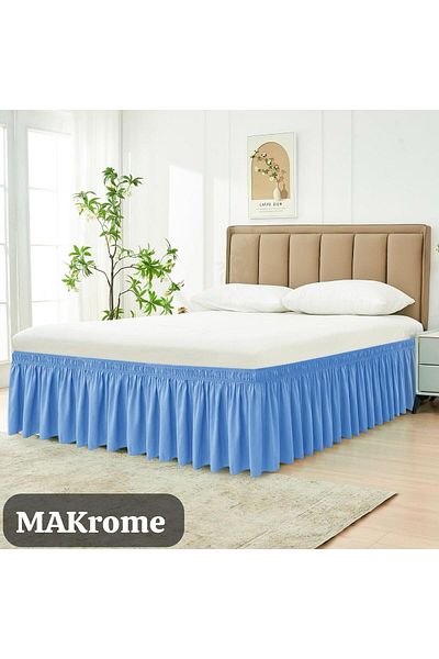 Makrome Pedestal Ruffle Pedestal Skirt Complete Elastic > Single / Double Elastic Adjustable Pedestal Ruffle