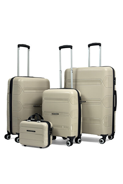 Reymond Luggage Lucas Polipropilen Kırılmaz Valiz Seti, 4'lü Set
