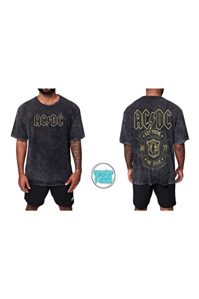 RİSE Tricou oversize lavabil AC DC