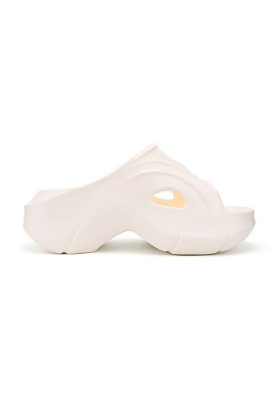 Tmall Women's Casual Slippers, Foam, Lightweight, Sa44, White