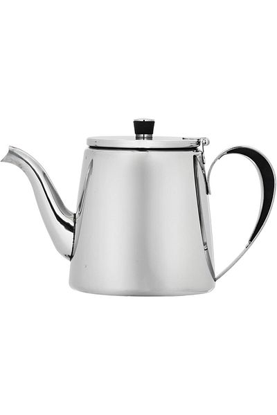 ALSAIF Practical 13 oz teapot from Saif, heat-resistant, silver