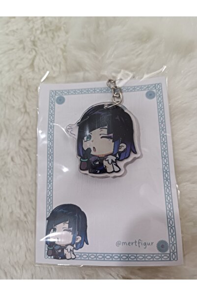 mertfigur Genshin Anime Acrylic Keychain