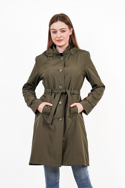 HeviStor Trench Hoodie Hooded Detachable Hood+A Quality