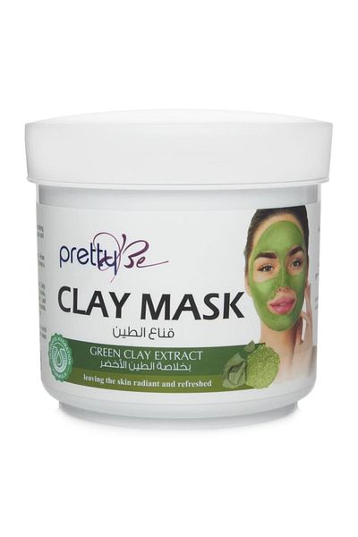 pretty Be Pretty Bee Clay Mask with Green Clay Extracts leaves skin radiant and refreshed in 600ml