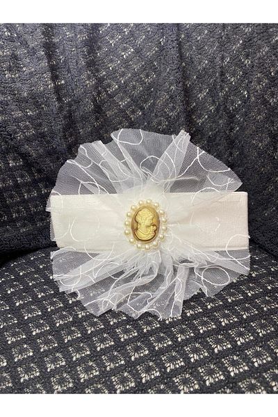 BİGÜMEX Baby Bandana 0-24 Months Embroidered Design