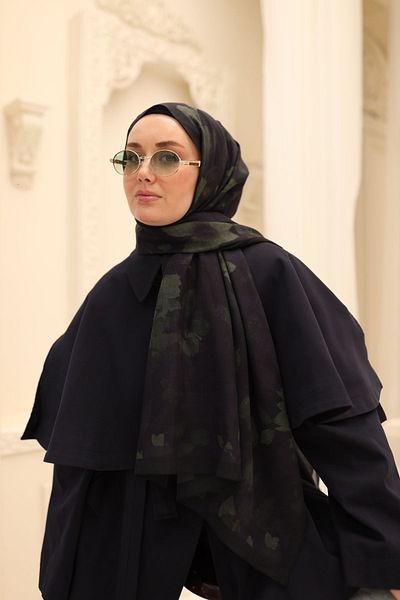 Silk Home Narcissus Pattern Naria Shawl