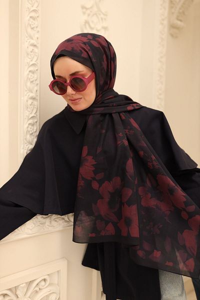 Silk Home Narcissus Pattern Naria Shawl