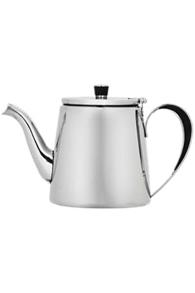 ALSAIF Practical 13 oz teapot from Saif, heat-resistant, silver