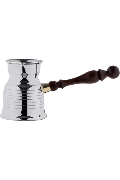 ALSAIF Saif Coffee Pot, Size 4, Designed To Prepare Coffee In An Authentic Way, Silver Color