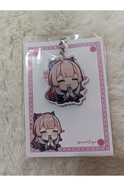 mertfigur Genshin Anime Acrylic Keychain