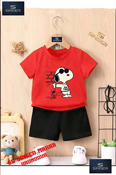 SS SİNSER تي شيرت برقبة دائرية مطبوع حسب الطلب للأطفال "SNOYP LEANING ON WALL...