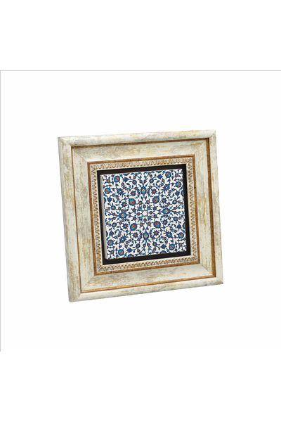 Sadrazam Ottoman Chinese Printed Natural Stone Painting (20 X 20 Kd-63)