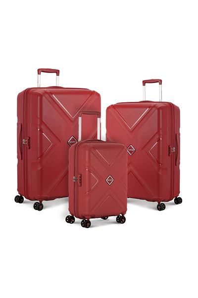 American Tourister KROSS HARD SPINNER 3 PCS SET 55/68/79 RED