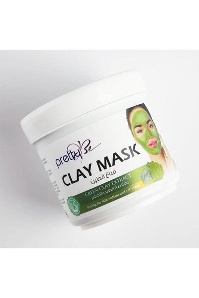 pretty Be Pretty Bee Clay Mask with Green Clay Extracts leaves skin radiant and refreshed in 600ml