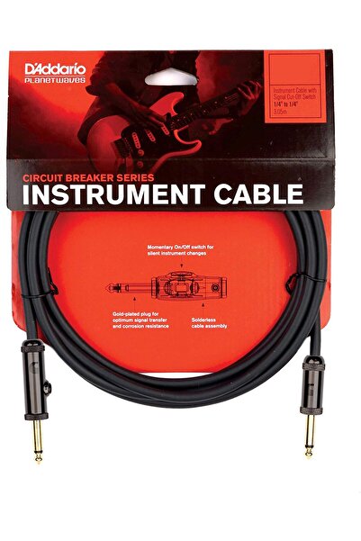 Planet Waves كابل مع قاطع الدائرة 20 بوصة 14 بوصة جاك LI