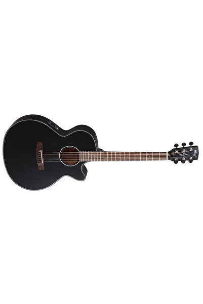 CORT SFX-MEBKS ELEKTRO AKUSTİK GİTAR, SİYAH, CUTAWAY, İNCE KASA