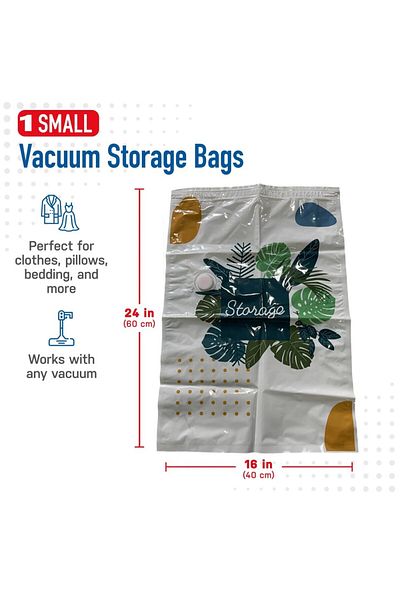 Choice 1pc (40 X60CM) Space Saver Vacuum Sealer Storage Bags For Comforters And Blankets Clothes Home Packi