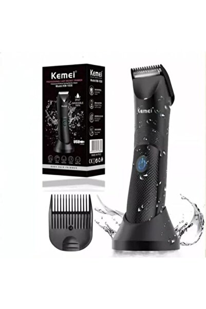 Kemei ماكينة تشذيب شعر الجسم الاحترافية KM-1838