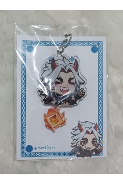 mertfigur Genshin Anime Acrylic Keychain