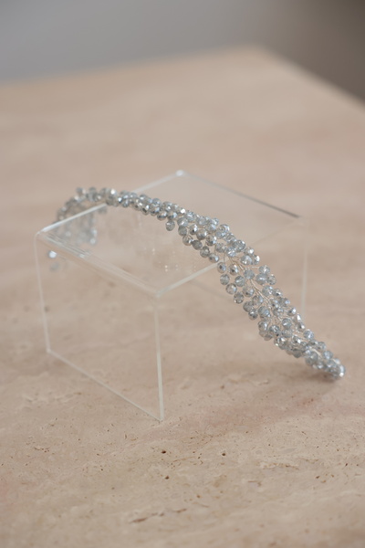 İstoria Bridal Ασημένιο στέμμα αρραβώνων, Ασημένιο στέμμα αρραβώνων με κρυστά...