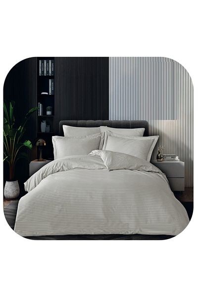 Levore 7-piece Turkish cotton luxury printed comforter set from Orz, king size