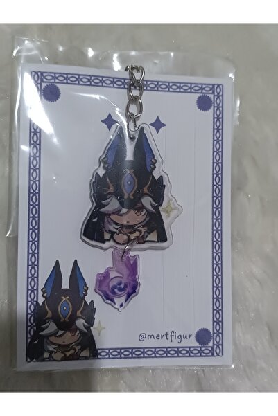 mertfigur Genshin Anime Acrylic Keychain