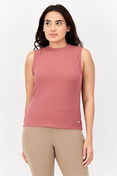 Reebok Women Sportswear Fit Sleeveless Outdoor Tank Top, Mauve