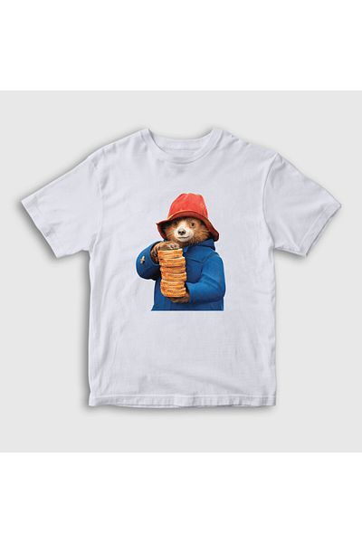Presmono Unisex Παιδικό μπλουζάκι με λευκή γραμμή και τοστ Paddington 538022 ττ