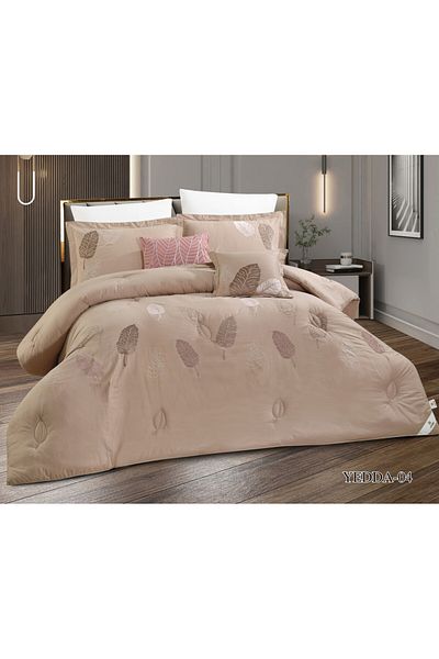 Levore Horse comforter set, made of silky-soft 100% cotton, with a modern and distinctive pattern that satisfies all tastes, 8 pieces, king size