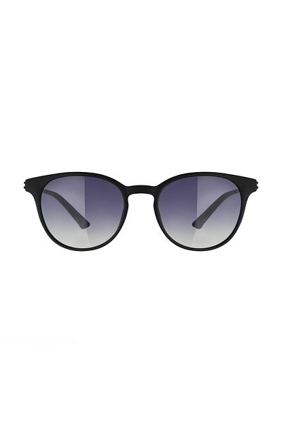 Police Polarized Oval Sunglasses Matte Black SPL 715K U28P SIze 52