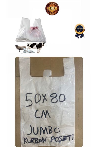 figanlar ambalaj 1. Quality Ultra Thick Odorless Meat Transport Bag Jumbo Size Sacrifice Bag 1 kg 13 Pieces