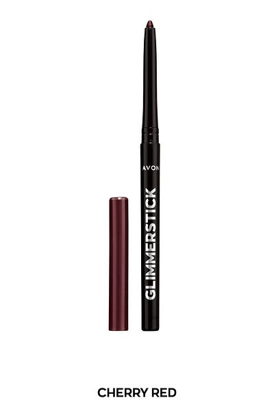 AVON Ultra Colour Glimmerstick Eyeliner Retractable Cherry Red