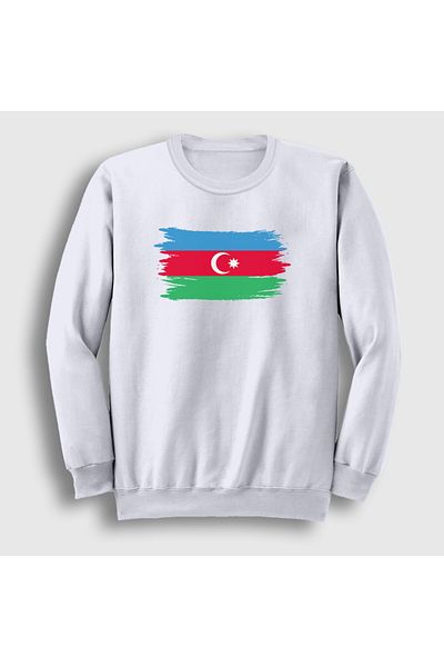 Presmono Φούτερ Unisex Λευκή Σημαία Αζερμπαϊτζάν Αζερμπαϊτζάν 536498 ττ