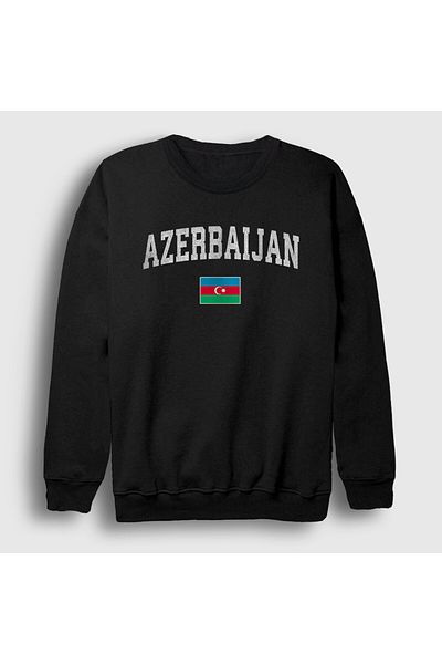 Presmono Φούτερ Unisex Black Flag Flag V2 Αζερμπαϊτζάν Αζερμπαϊτζάν 536643 ττ