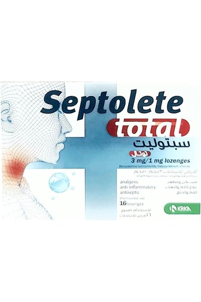 SEPTOLETE 3/1 ملغ معينات (16 قرصًا)