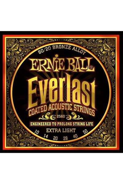 Ernie Ball P02560 10-50 Coated Acoustic Guitar String