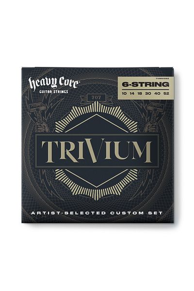 Jim Dunlop Tvmn1052 Trivium Hand Nkl Set Electric Guitar String (10/52)