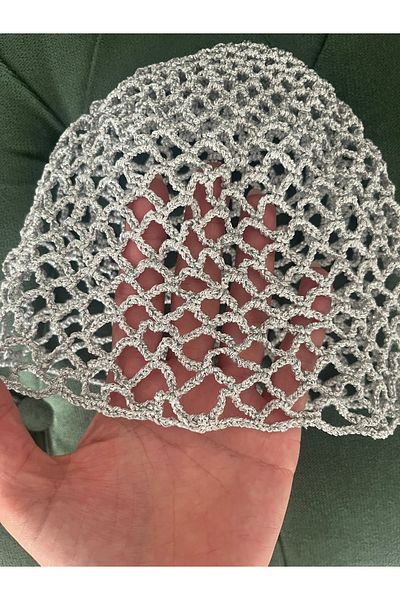 Hoop jewelery Handwork Knitted Hair Beanie / Accessory