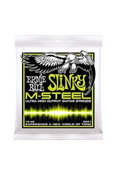Ernie Ball P02921 M-steel Regular Slinky 0.10 - 0.46 Electric Guitar String