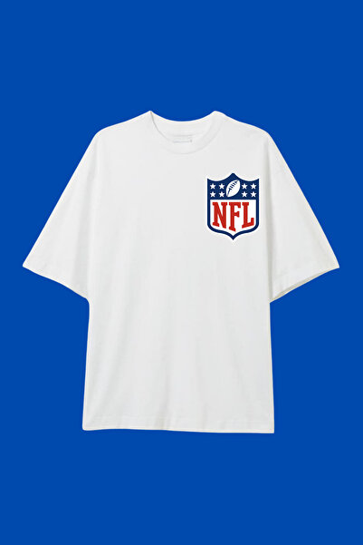 Dupe Design Fotbal american cu imprimeu supradimensionat tricou