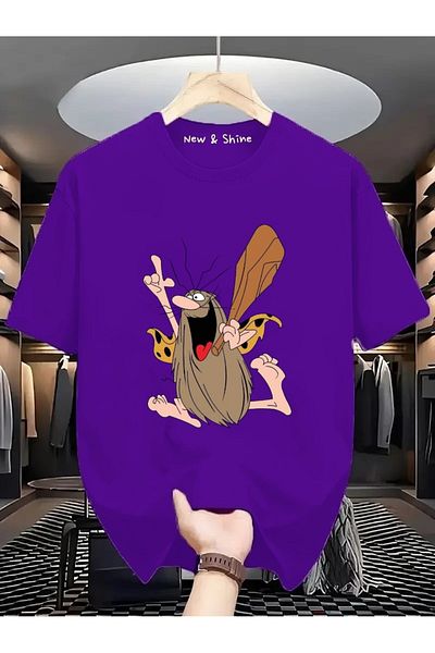 New Shine Μπλουζάκι Captain Caveman με στάμπα μεγάλου μεγέθους
